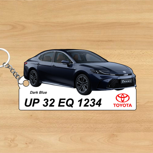 Camry - Personalized Toyota Keychain - Wood, Acrylic, Metal Printed