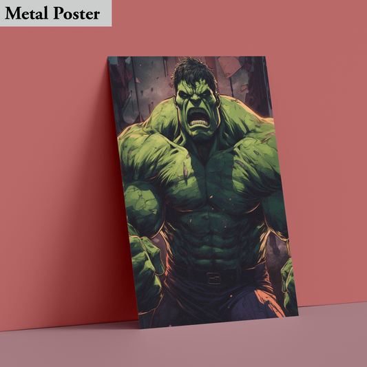 Metal Poster - Marvel- Hulk