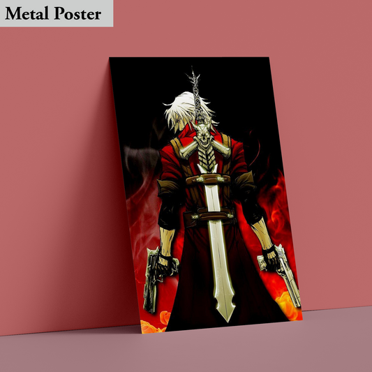 Metal Poster - Anime- Demon Slayer