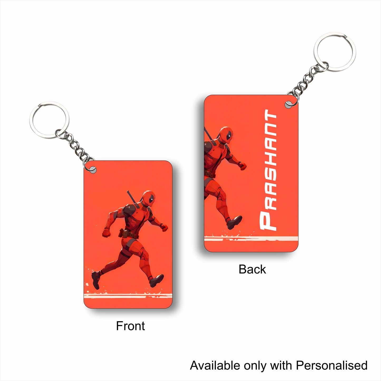 Deadpool Minimalistic Limited Edition Printed Ceramic Mug + Keychain Combo