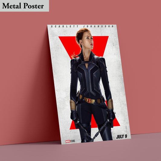 Metal Poster - Marvel- Black Widow