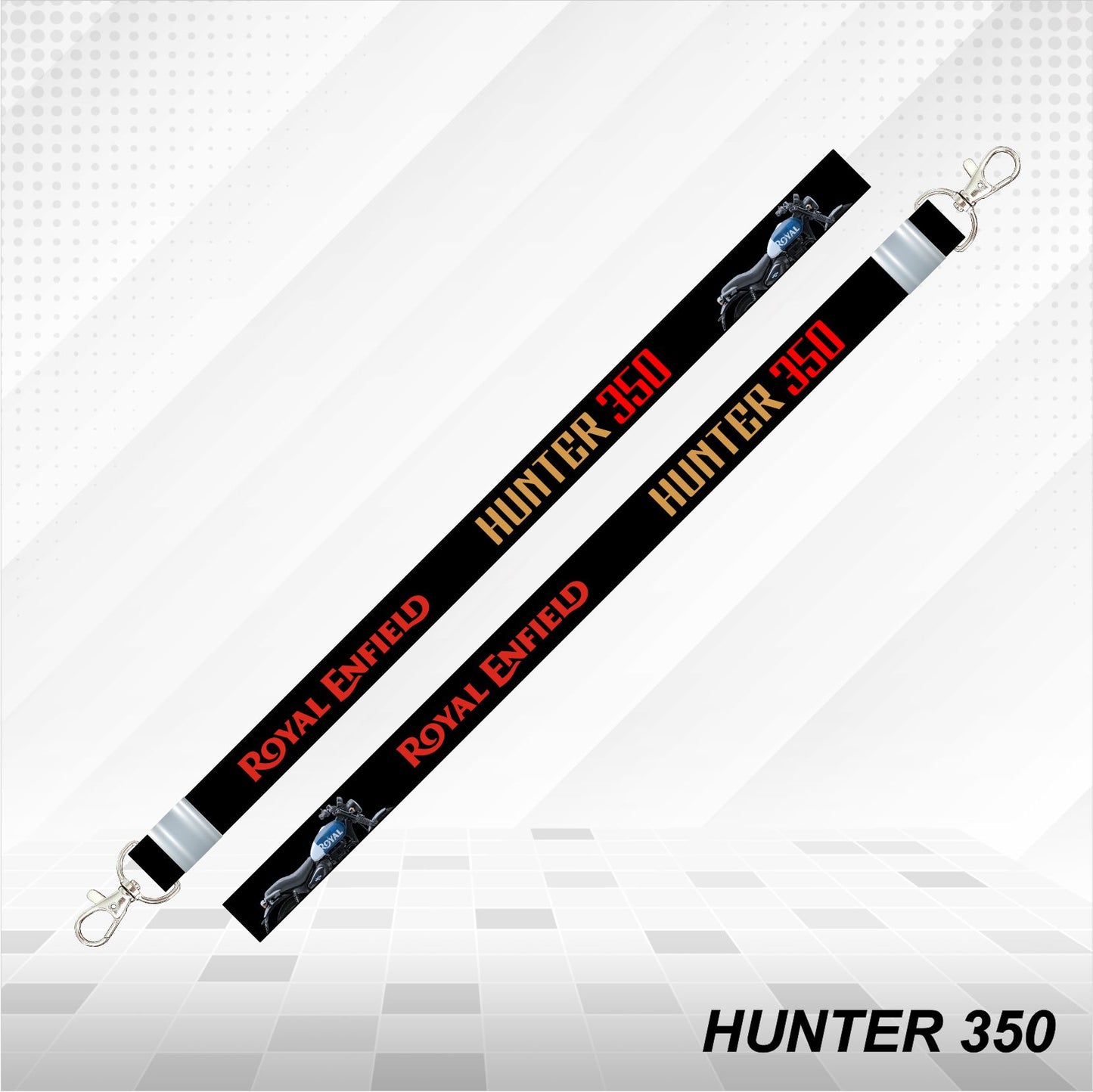 Hunter 350 - Personalized Printed Lanyard keychain Holder Multicolored (20mm)