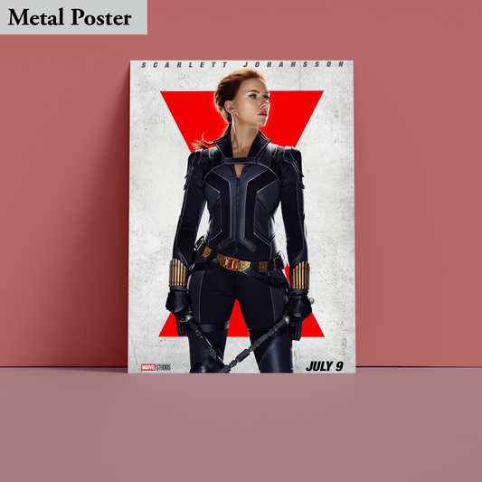 Metal Poster - Marvel- Black Widow