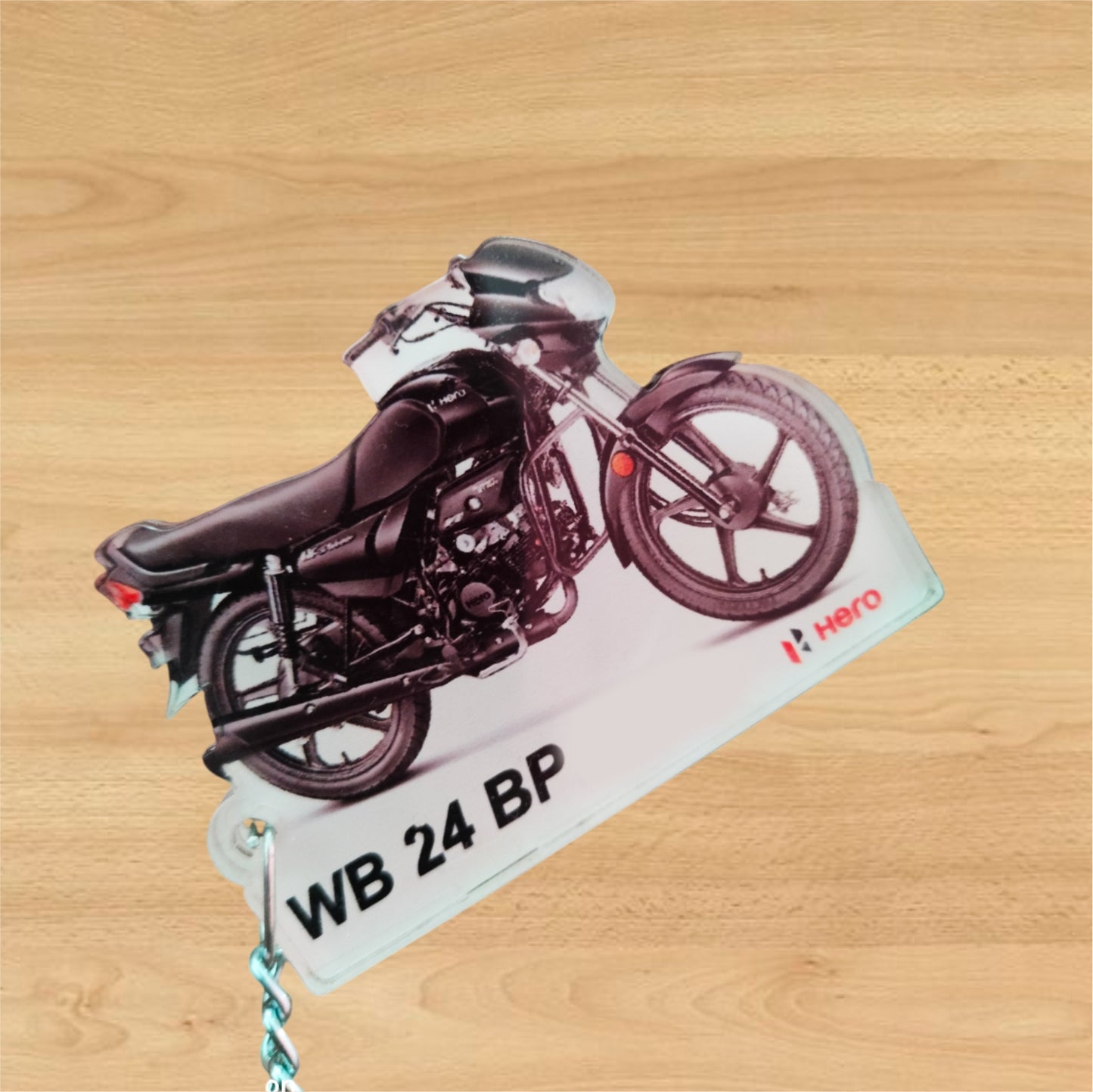 Hero HF Deluxe - Personalized Hero Keychain - Wood, Acrylic, Metal Printed