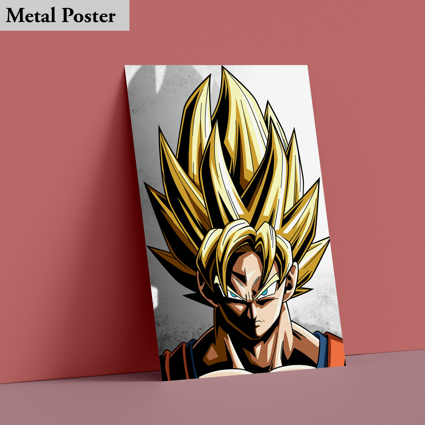 Metal Poster - Anime- Goku