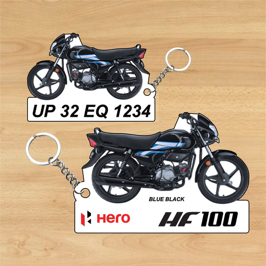 Hero HF 100 - Personalized Hero Keychain - Wood, Acrylic, Metal Printed