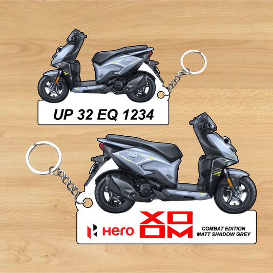 Hero Xoom - Personalized Hero Keychain - Wood, Acrylic, Metal Printed