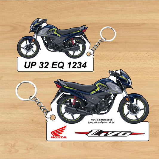 Livo OBD2B - Personalized Honda Keychain - Wood, Acrylic, Metal Printed