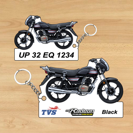 TVS Radeon - Personalized TVS Keychain - Wood, Acrylic, Metal Printed