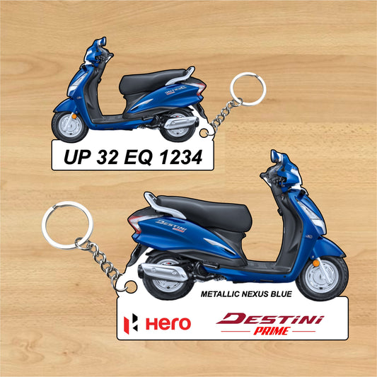 Hero DESTINI PRIME - Personalized Hero Keychain - Wood, Acrylic, Metal Printed