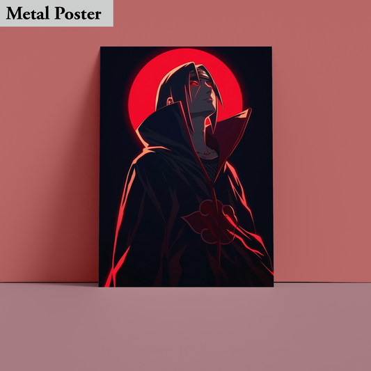 Metal Poster - Anime- Itachi Uchiha Iconic Presence