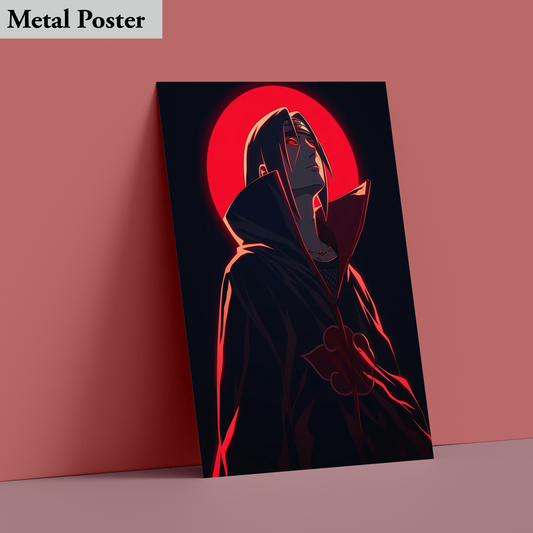 Metal Poster - Anime- Itachi Uchiha Iconic Presence