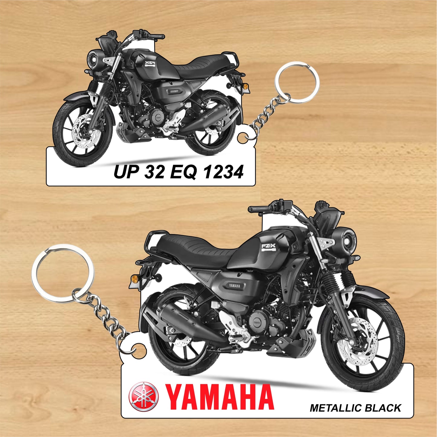 FZ-X - Personalized Yamaha Two-Sided Sublimation Keychain