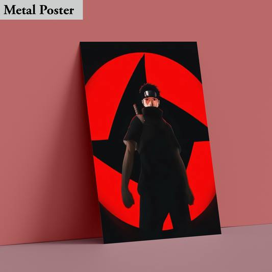 Metal Poster - Anime- Awakened Eyes The Uchiha Legacy Lives On