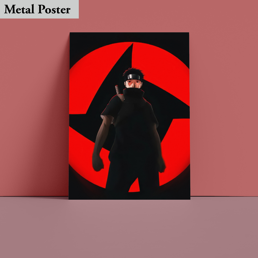 Metal Poster - Anime- Awakened Eyes The Uchiha Legacy Lives On