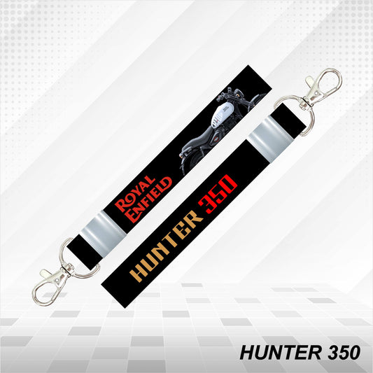 Hunter 350 - Personalized Royal Enfield Printed Lanyard Keychain
