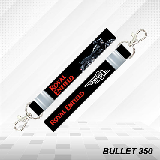 Bullet 350 - Personalized Printed Lanyard keychain Holder Multicolored (20mm)