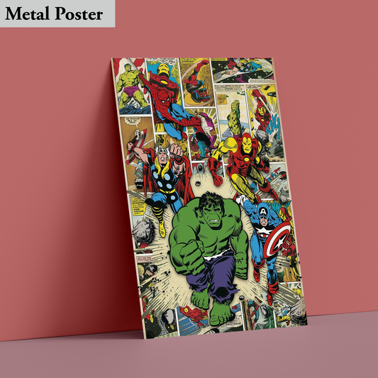 Metal Poster - Marvel - Avengers