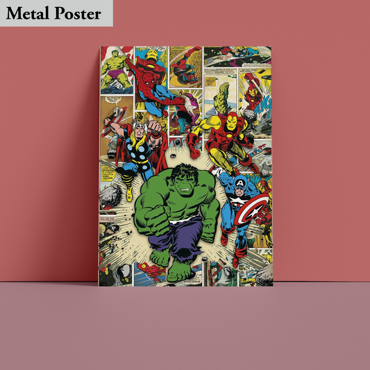 Metal Poster - Marvel - Avengers