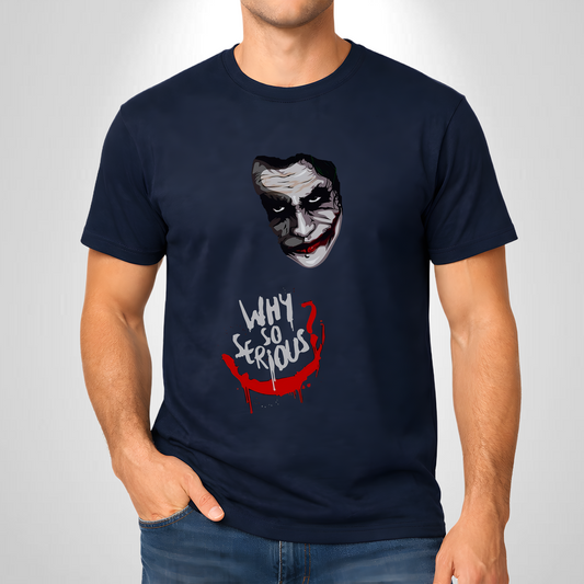 Joker - Why so Serious | Cotton Bio Wash - Graphic Printed T-shirt