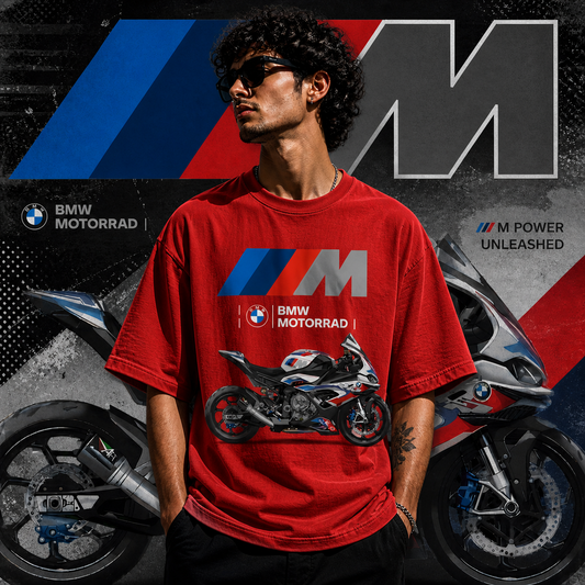 BMW Motorrad | Cotton Bio Wash - Graphic Printed T-shirt