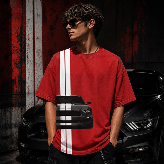 Magnetic GT350 | Cotton Bio Wash - Graphic Printed T-shirt