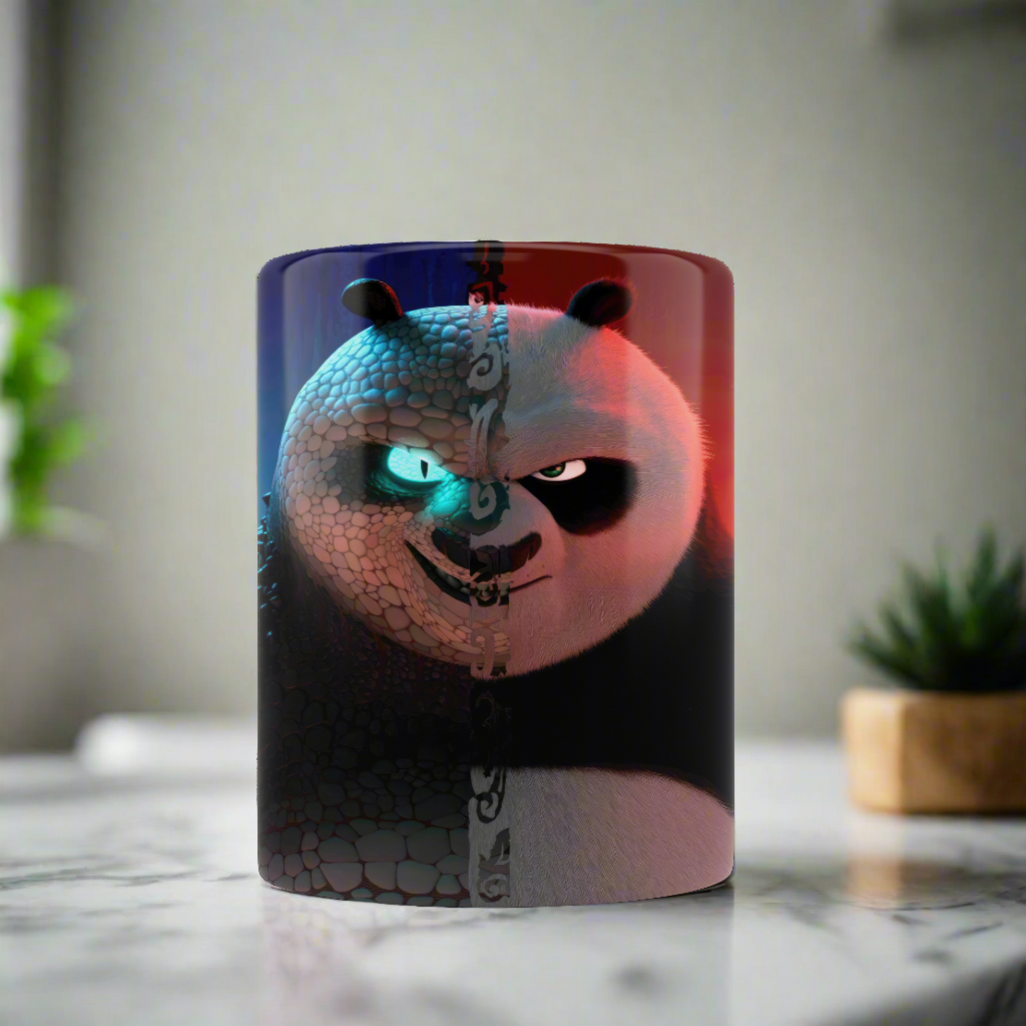 Kung Fu Panda 4 - 2024 Printed Ceramic Mug + Keychain Combo