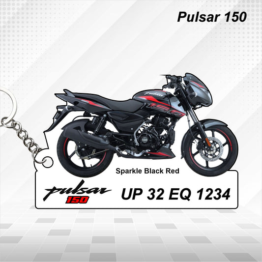 Pulsar 150 - Personalized Bajaj Keychain - Wood, Acrylic, Metal Printed