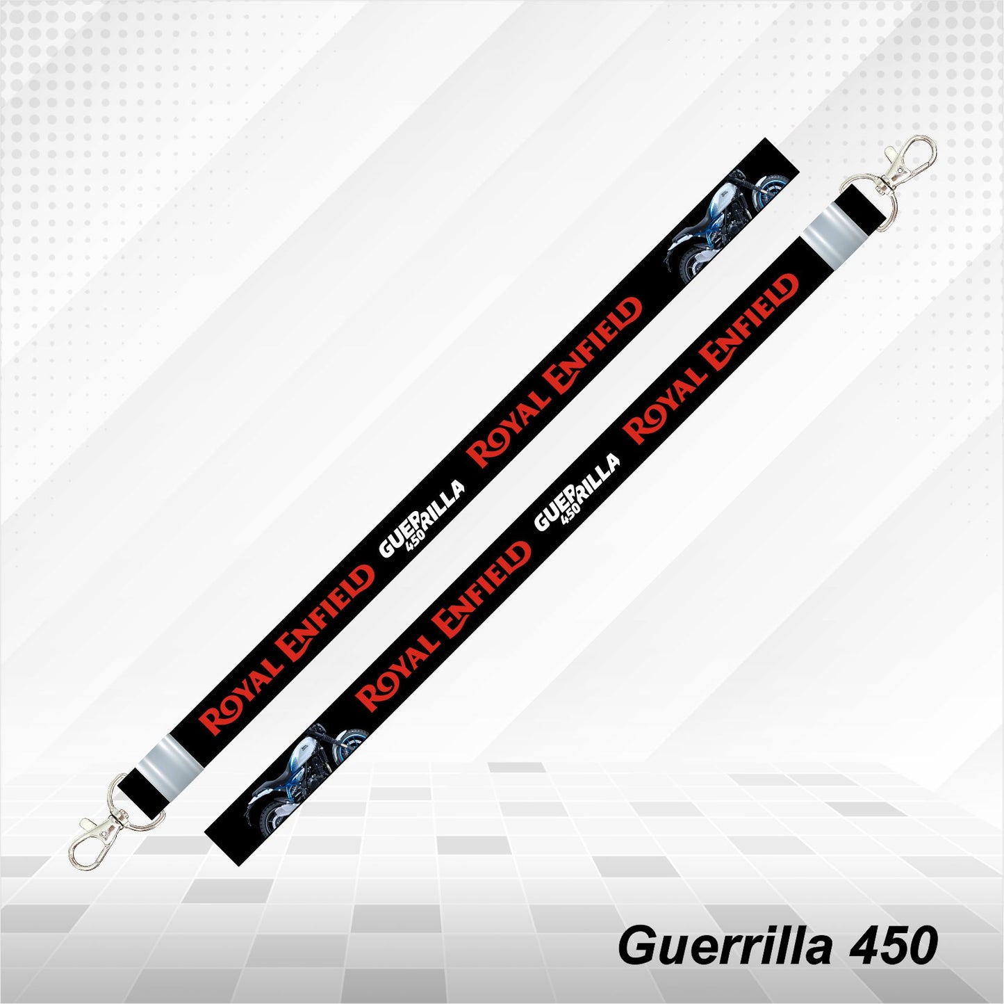Guerrilla 450 - Personalized Printed Lanyard keychain Holder Multicolored (20mm)