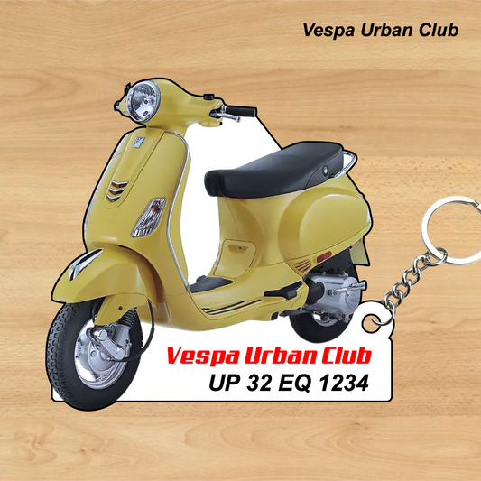 Vespa Scooters - All Discontinued Models - Personalized Vespa Printed Keychain
