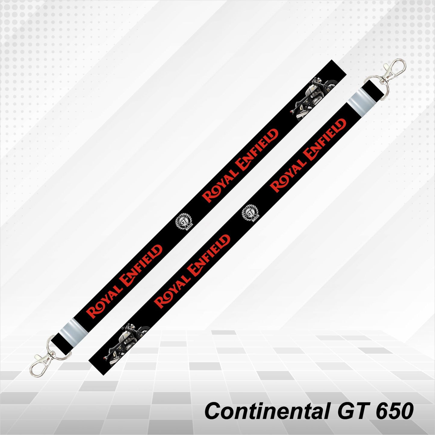 Continental GT 650 - Personalized Printed Lanyard keychain Holder Multicolored (20mm)