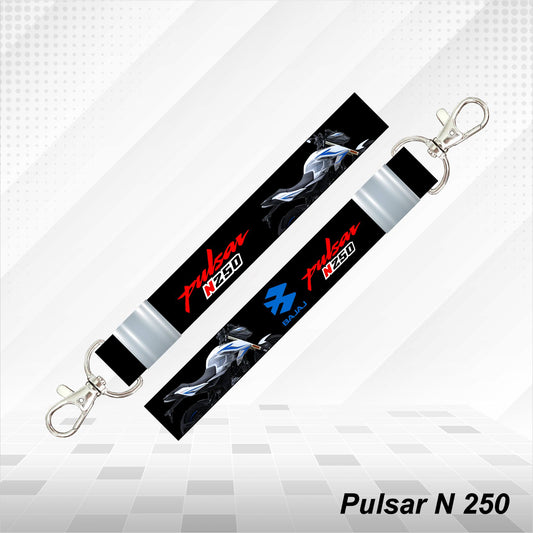 Pulsar N 250 - Personalized Printed Lanyard keychain Holder Multicolored (20mm)