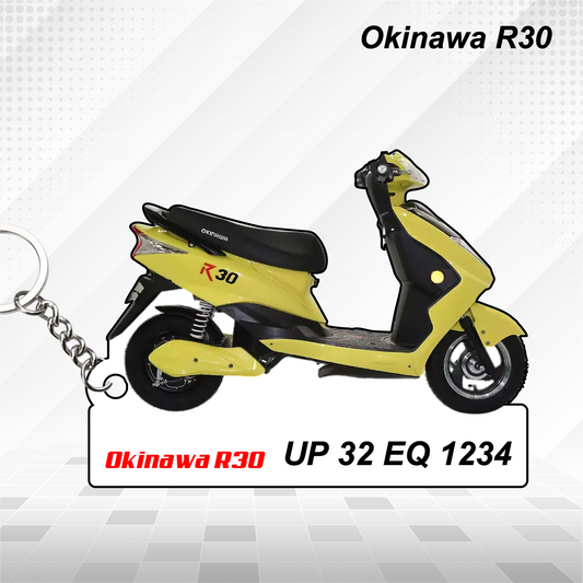 Okinawa Scooters - All Models - Personalized Okinawa Printed Keychain