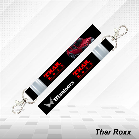 Thar Roxx - Personalized Printed Lanyard keychain Holder Multicolored (20mm)