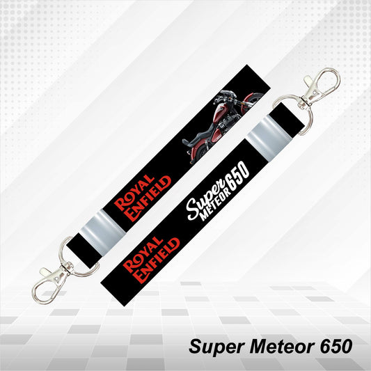 Super Meteor 650 - Personalized Printed Lanyard keychain Holder Multicolored (20mm)