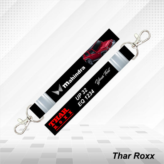Thar Roxx - Personalized Printed Lanyard keychain Holder Multicolored (20mm)