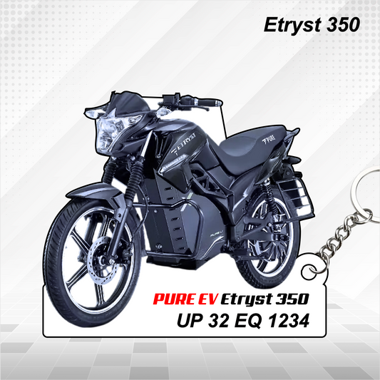 PURE EV Bikes - All Models - Personalized PURE EV Printed Keychain