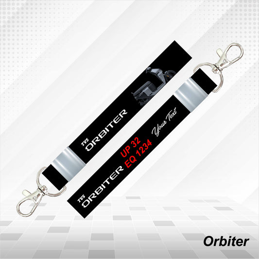 Orbiter (EV) - Personalized TVS Keychain - Wood, Acrylic, Metal Printed