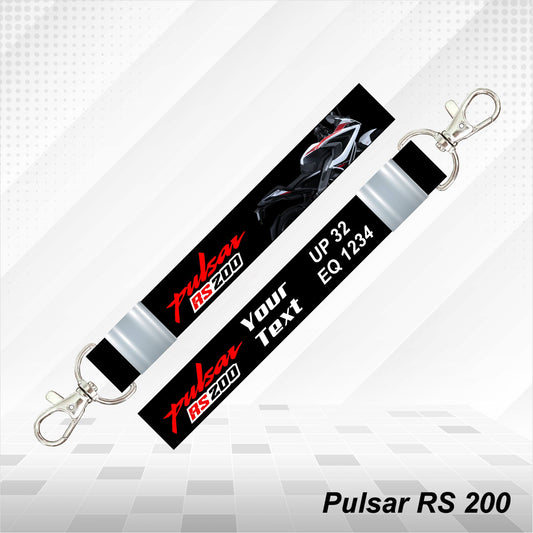 Pulsar RS 200 - Personalized Bajaj Keychain - Wood, Acrylic, Metal Printed