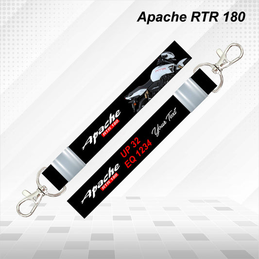 Apache RTR 180 - Personalized TVS Keychain - Wood, Acrylic, Metal Printed