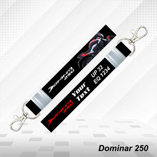 Dominar 250 - Personalized Bajaj Keychain - Wood, Acrylic, Metal Printed