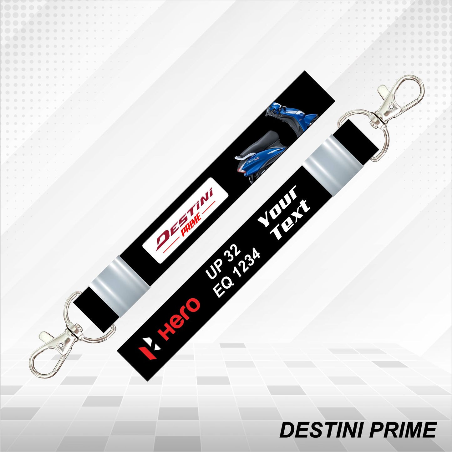 Hero DESTINI PRIME - Personalized Hero Keychain - Wood, Acrylic, Metal Printed