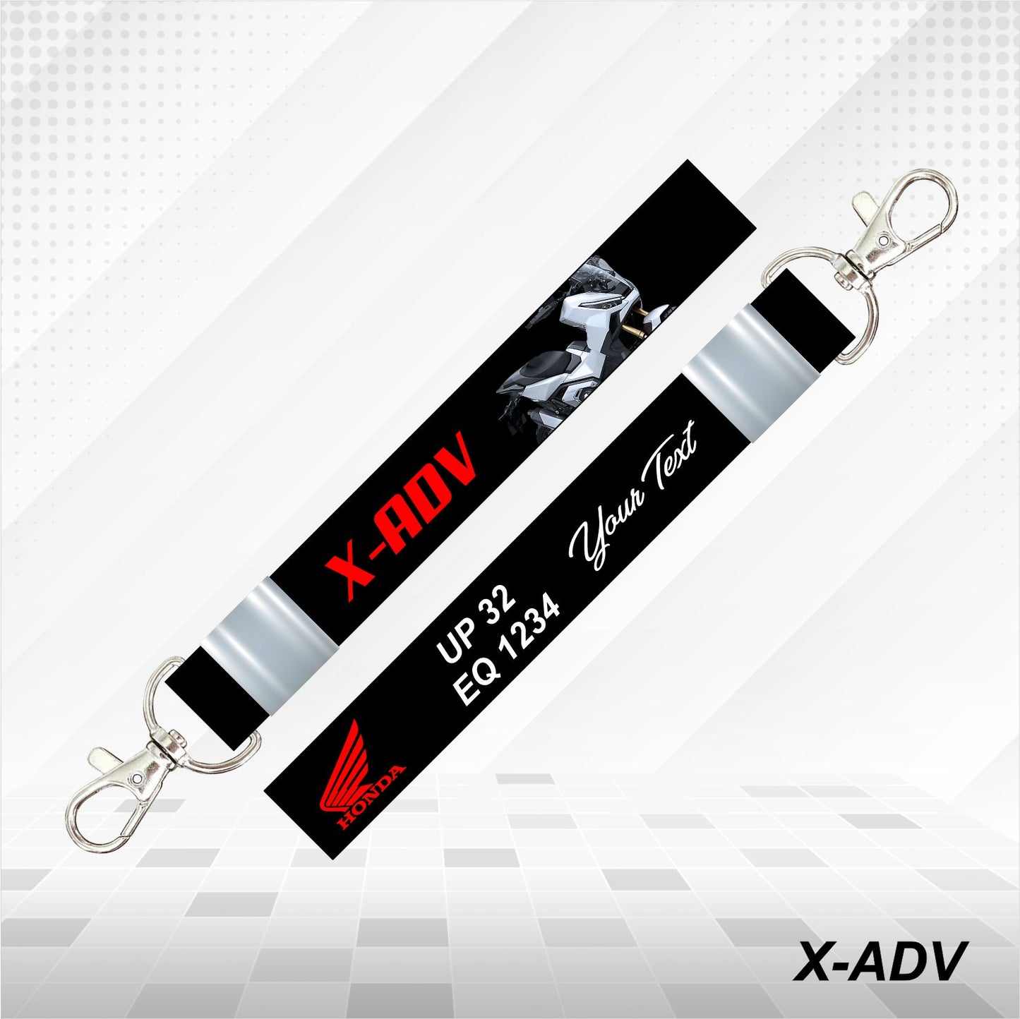 X-ADV - Personalized Honda Keychain - Wood, Acrylic, Metal Printed