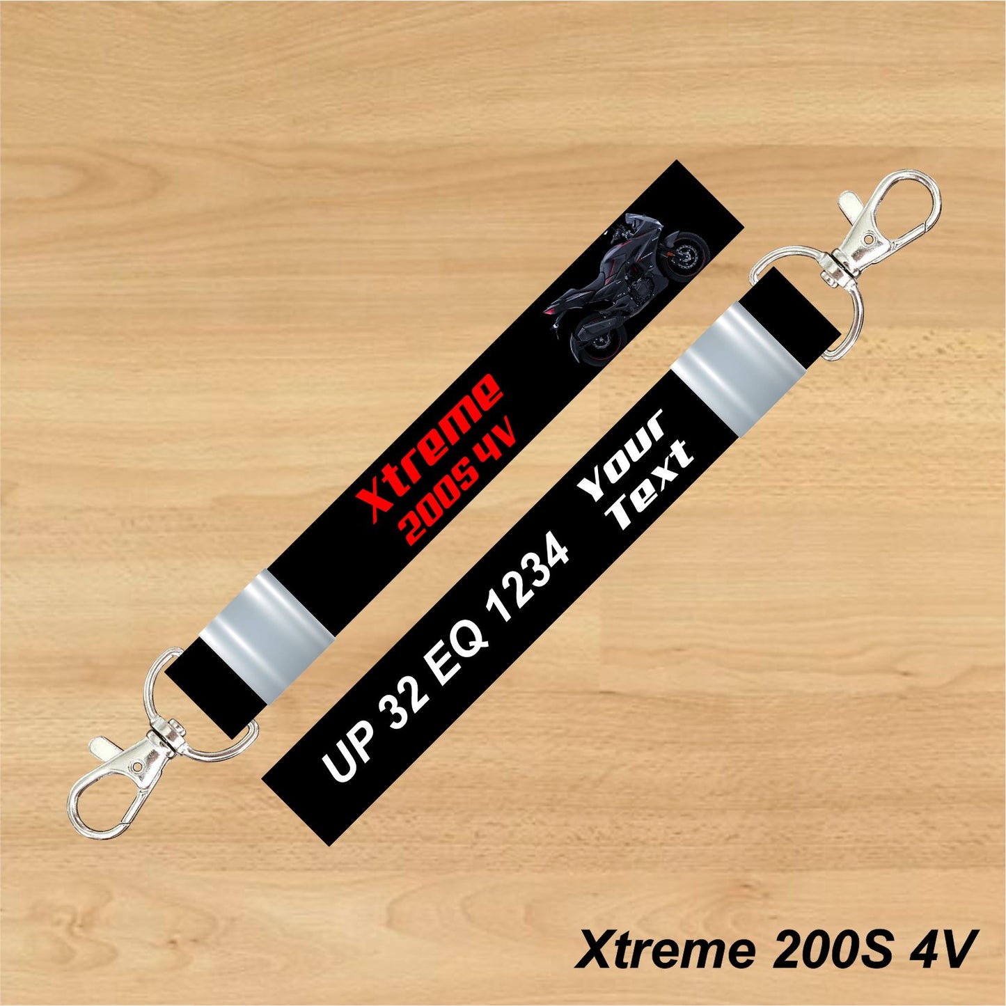 Xtreme 200S 4V - Personalized Hero Keychain - Wood, Acrylic, Metal Printed