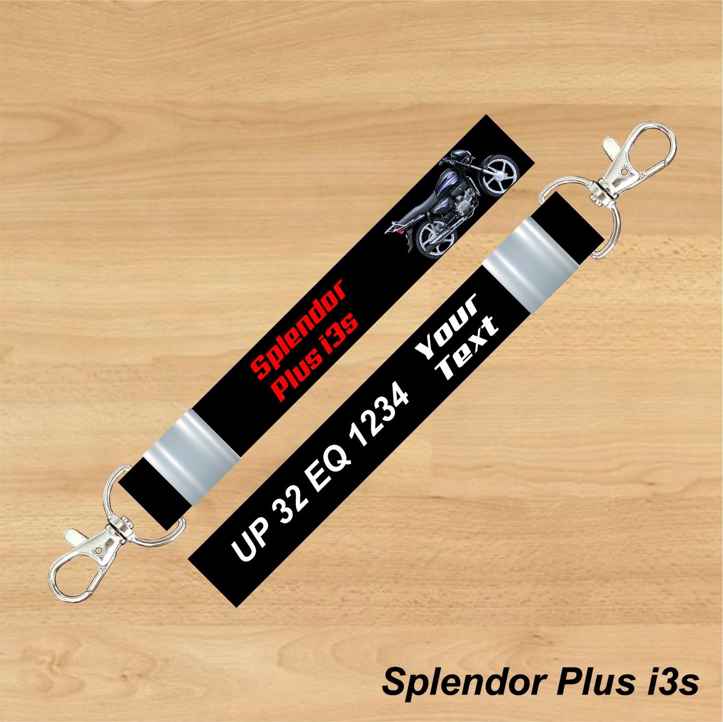 Splendor Plus i3s - Personalized Hero Keychain - Wood, Acrylic, Metal Printed