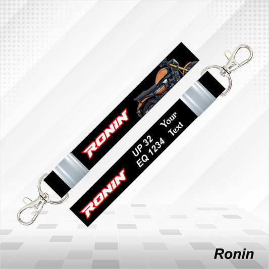 Ronin - Personalized TVS Keychain - Wood, Acrylic, Metal Printed
