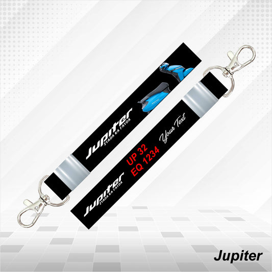 Jupiter - Personalized TVS Keychain - Wood, Acrylic, Metal Printed