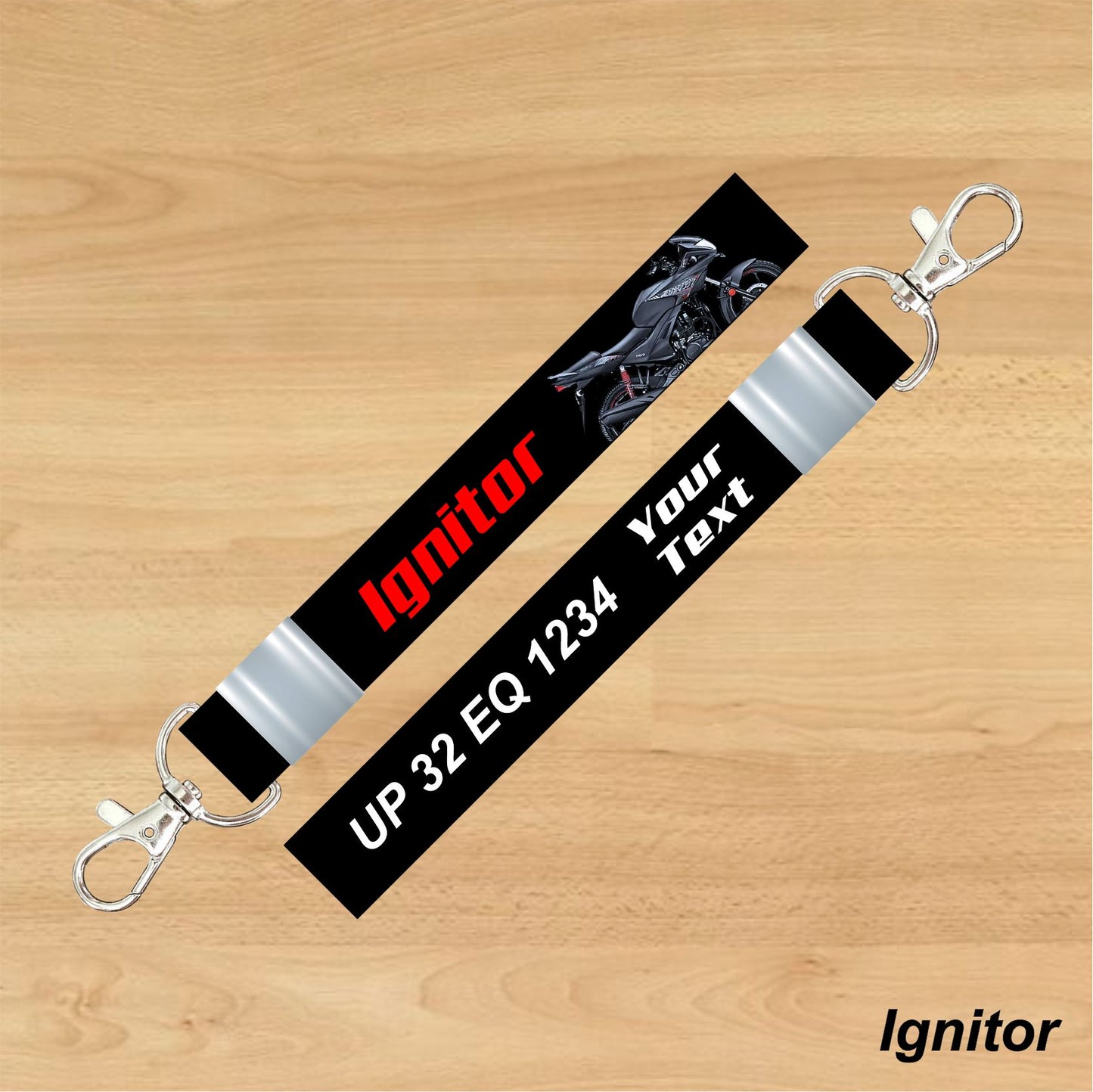 Ignitor - Personalized Hero Keychain - Wood, Acrylic, Metal Printed