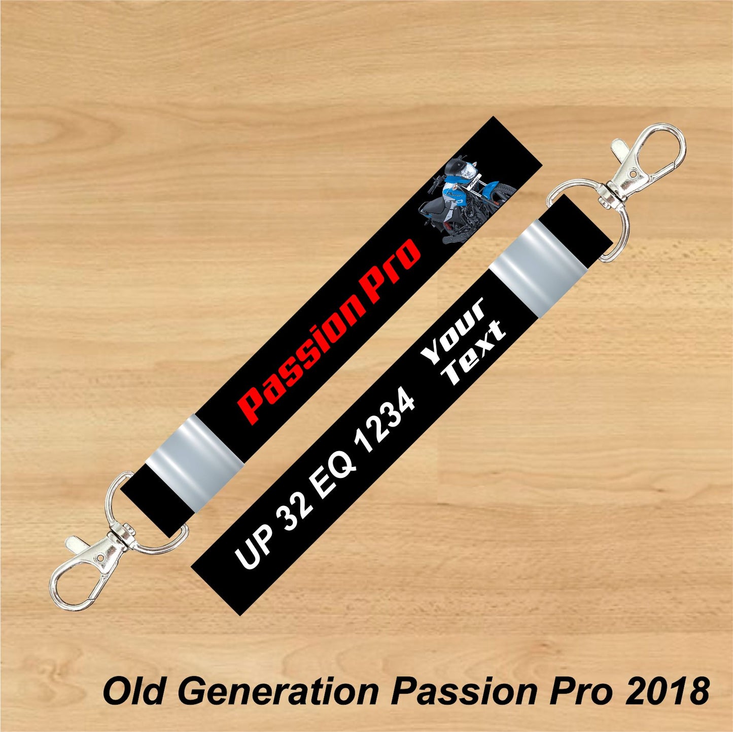 Old Generation Passion Pro 2018 - Personalized Hero Keychain - Wood, Acrylic, Metal Printed