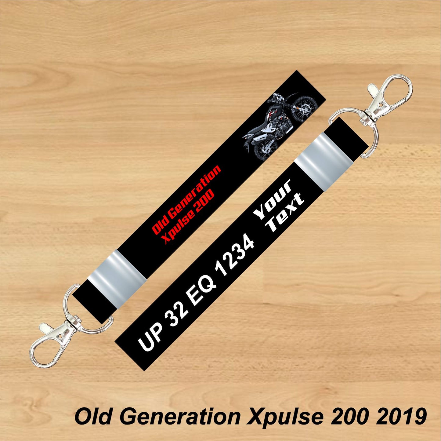 Old Generation Xpulse 200 2019 - Personalized Hero Keychain - Wood, Acrylic, Metal Printed
